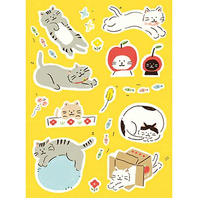 わたしびより ﾁｮｷﾁｮｷﾍﾟｰﾊﾟｰ ねこ | 古川紙工公式オンラインショップ