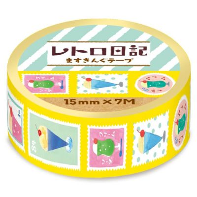 古川紙工 七色箋×2、ますきんぐテープ×3-