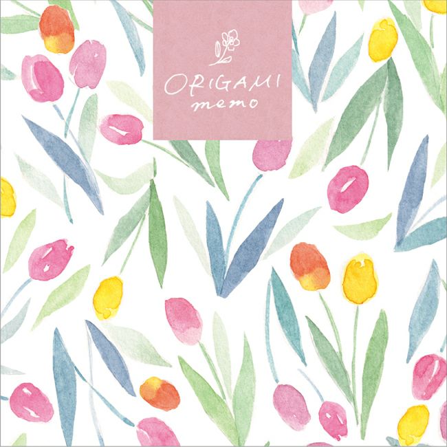 ｵﾝﾗｲﾝ限定 ORIGAMI memo ﾁｭｰﾘｯﾌﾟ