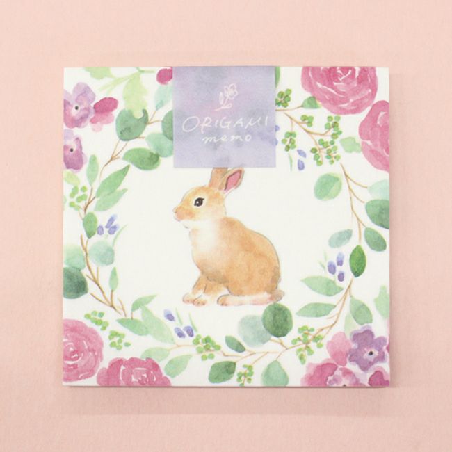 ｵﾝﾗｲﾝ限定 ORIGAMI memo うさぎ