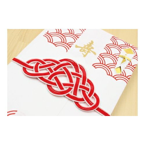 乙女の祝儀袋 青海波