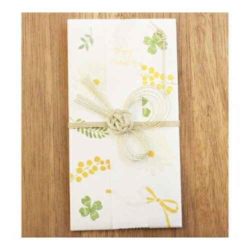 祝儀袋 花 ﾘﾎﾞﾝとﾌﾗﾜｰ