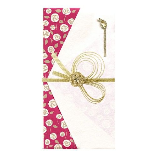 祝儀袋はなはな 薔薇白