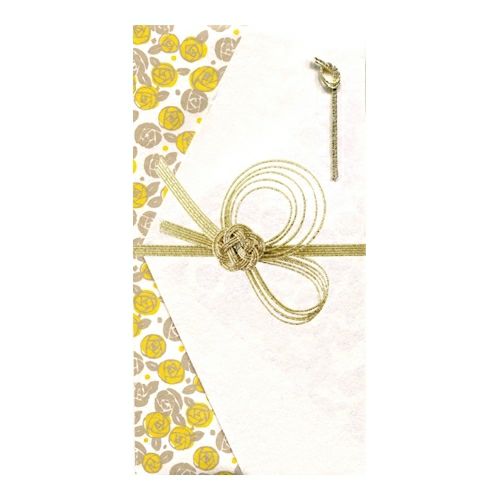 祝儀袋はなはな 薔薇黄