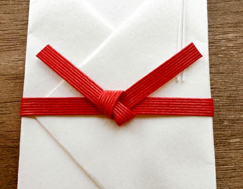 麗か祝い袋 花結び 純白