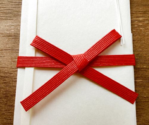 麗か祝い袋 花結び 純白