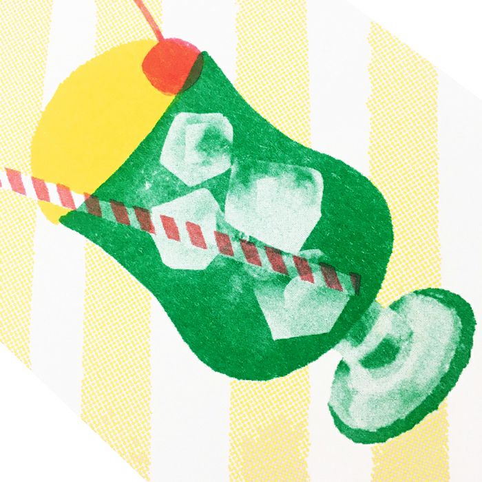 ﾚﾄﾛ印刷ﾎﾟｽﾄｶｰﾄﾞ ｸﾘｰﾑｿｰﾀﾞ