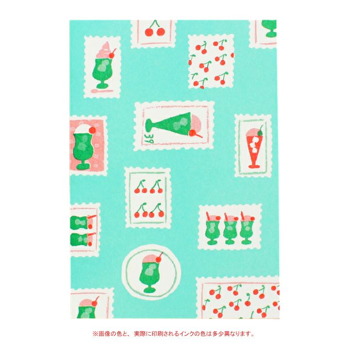 ﾚﾄﾛ印刷ﾎﾟｽﾄｶｰﾄﾞ ｸﾘｰﾑｿｰﾀﾞ切手