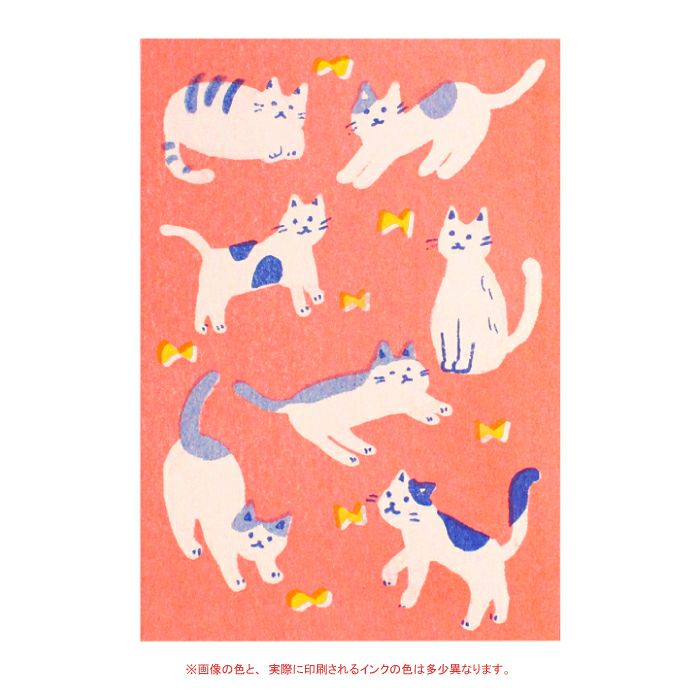 ﾚﾄﾛ印刷ﾎﾟｽﾄｶｰﾄﾞ ﾈｺあつめ