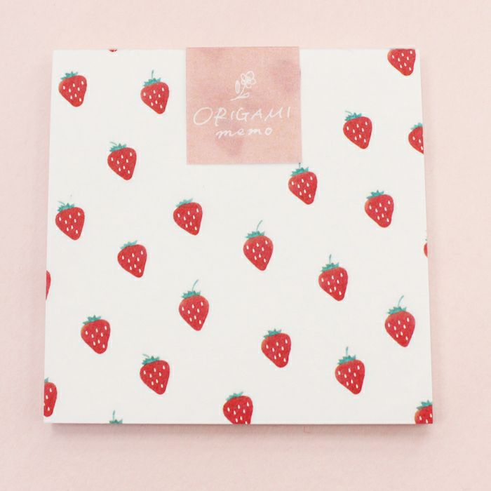ｵﾝﾗｲﾝ限定 ORIGAMI memo いちごちゃん