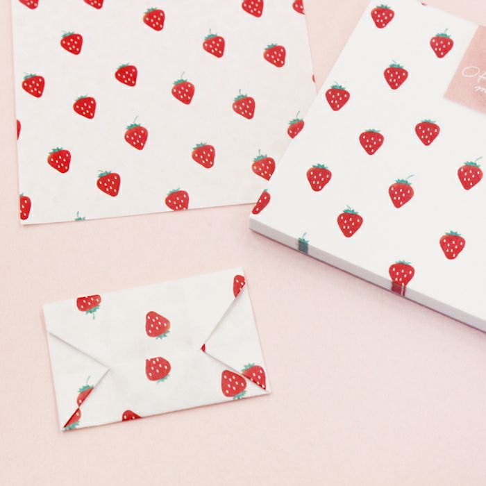 ｵﾝﾗｲﾝ限定 ORIGAMI memo いちごちゃん