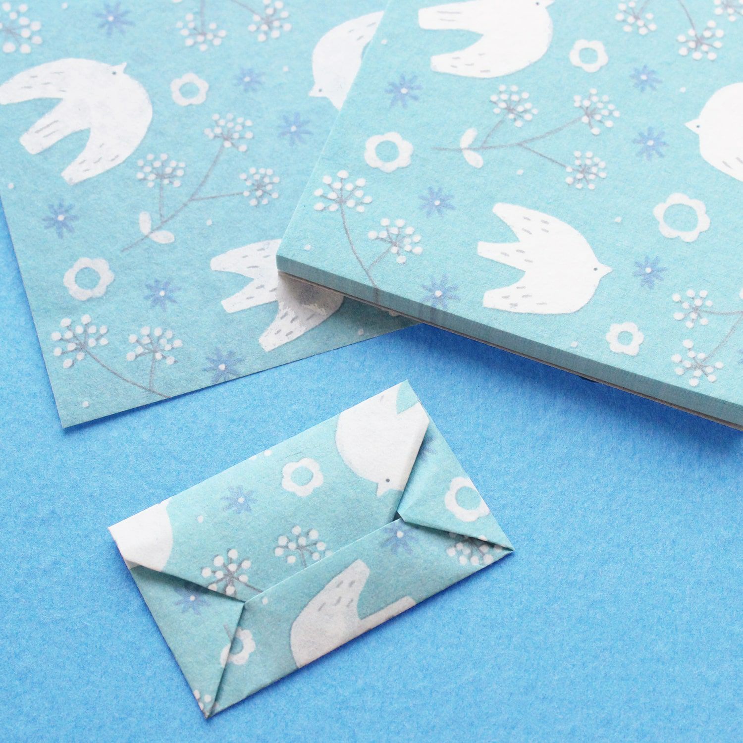 ｵﾝﾗｲﾝ限定 ORIGAMI memo 白い鳥 | 古川紙工公式オンラインショップ