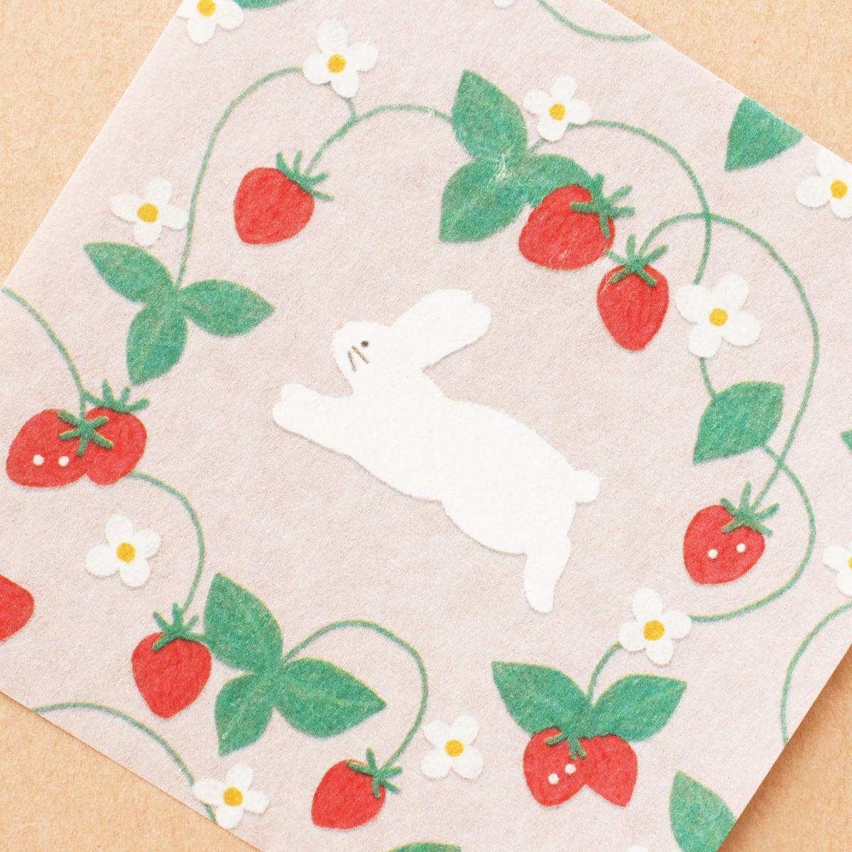 ｵﾝﾗｲﾝ限定 ORIGAMI memo 白いうさぎ