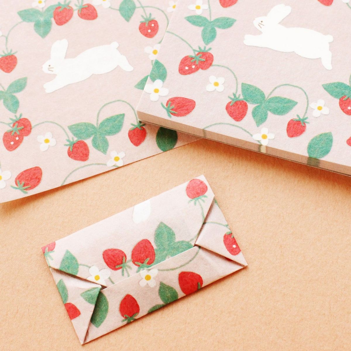 ｵﾝﾗｲﾝ限定 ORIGAMI memo 白いうさぎ