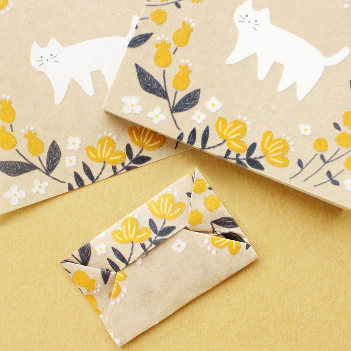 ｵﾝﾗｲﾝ限定 ORIGAMI memo 琥珀糖ｵﾝﾗｲﾝ限定 ORIGAMI memo 白いねこ