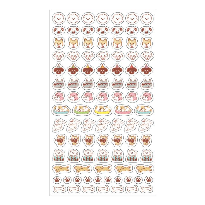 わたしびより ﾃﾞｲﾘｰｼｰﾙ ぽちっとわんこ