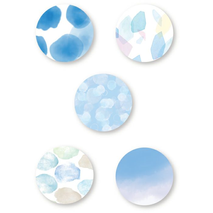 和紙ﾌﾚｰｸｼｰﾙ 蒼色 ｲﾛいろ堂
