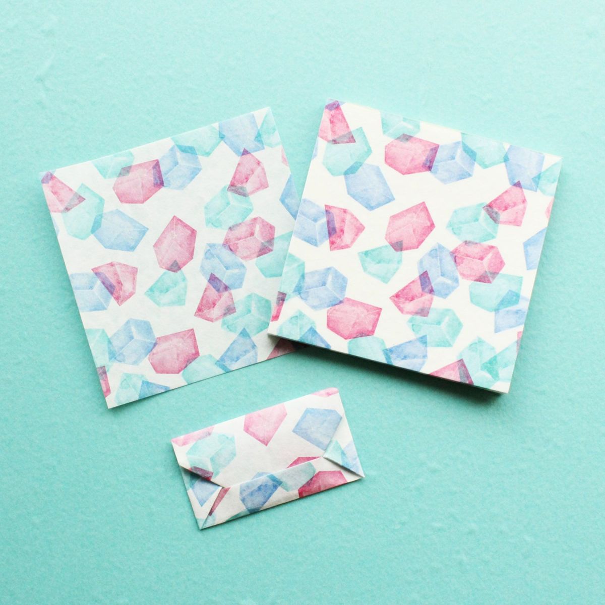 ｵﾝﾗｲﾝ限定 ORIGAMI memo 琥珀糖