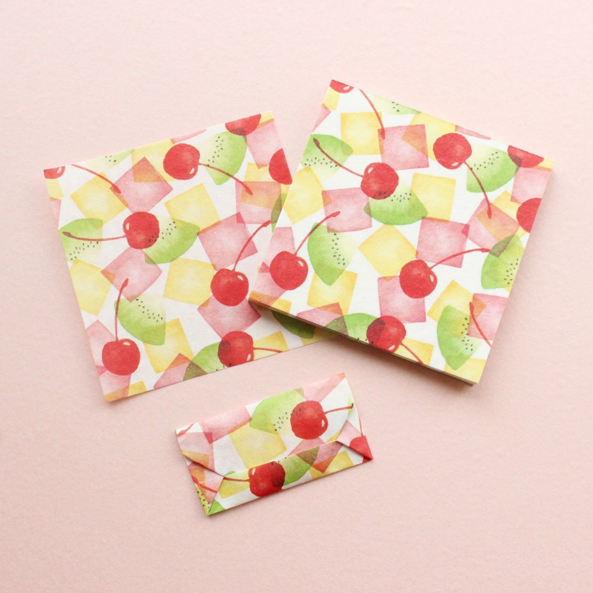 ｵﾝﾗｲﾝ限定 ORIGAMI memo ﾌﾙｰﾂﾎﾟﾝﾁ