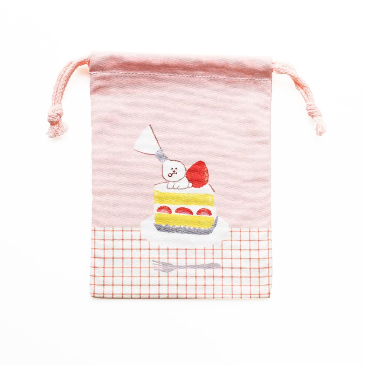 ｵﾝﾗｲﾝ限定 巾着 お菓子などうぶつ工房 ｼｮﾄｹｰｷ