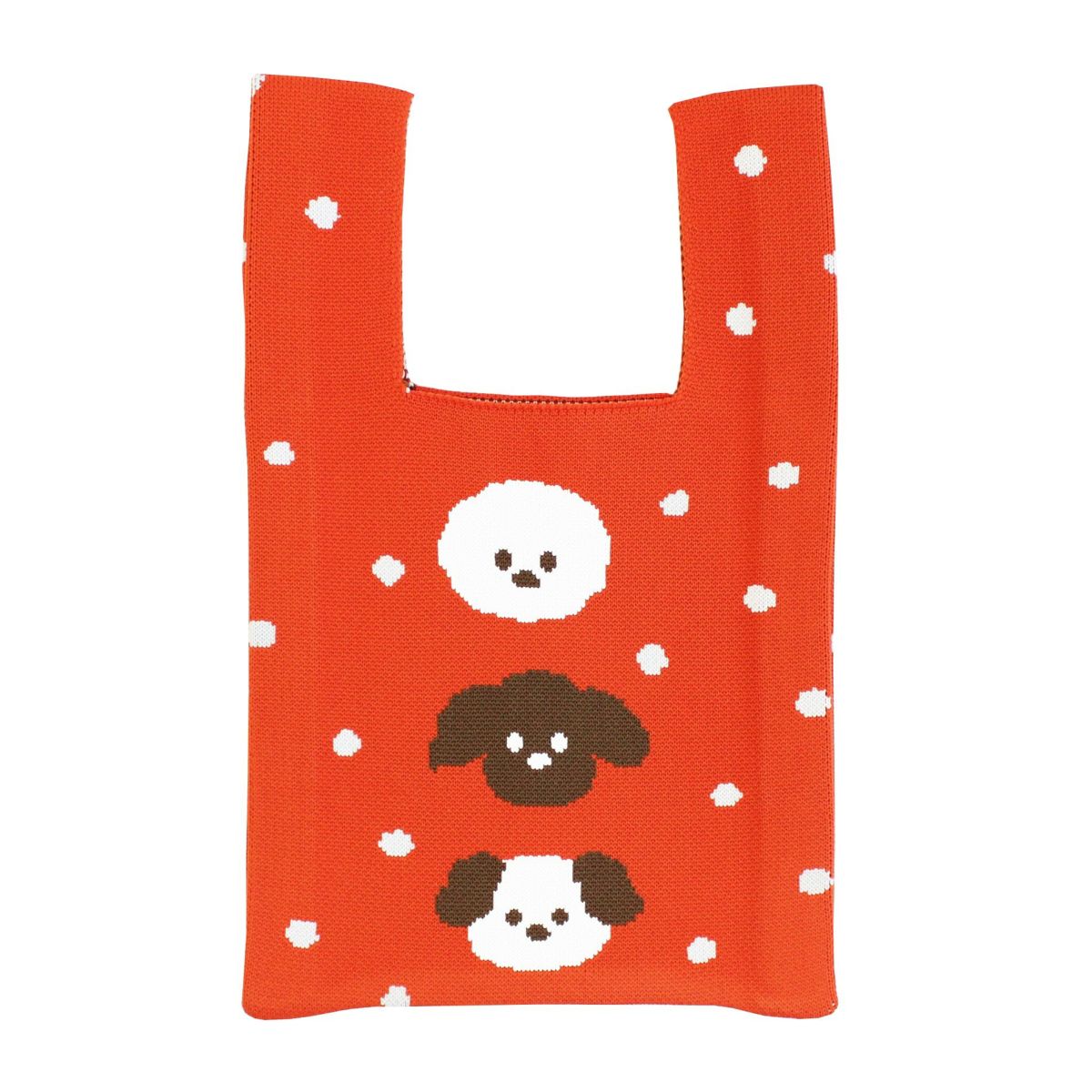 ｵﾝﾗｲﾝ限定 ﾆｯﾄﾊﾞｯｸﾞ いぬ