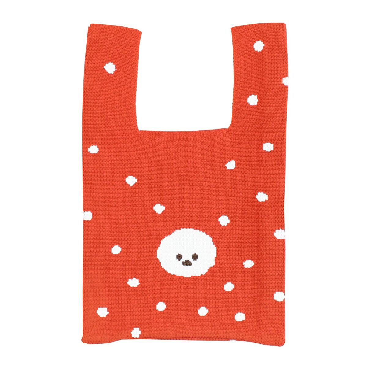 ｵﾝﾗｲﾝ限定 ﾆｯﾄﾊﾞｯｸﾞ いぬ