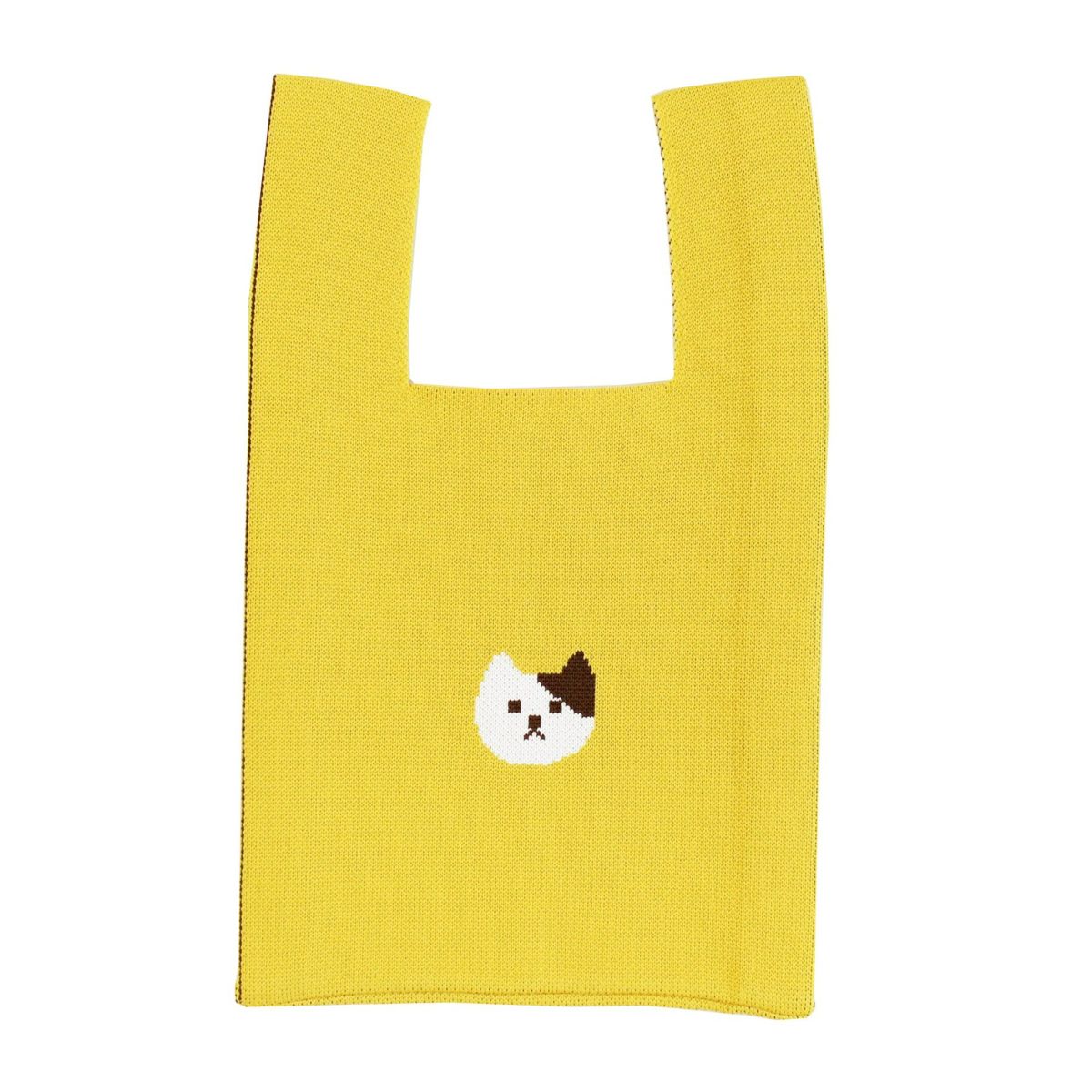 ｵﾝﾗｲﾝ限定 ﾆｯﾄﾊﾞｯｸﾞ ねこ