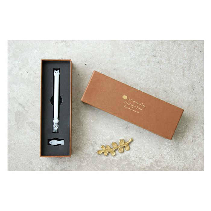 ｵﾝﾗｲﾝ限定 ｶﾞﾗｽﾍﾟﾝ にゃんﾍﾟﾝ