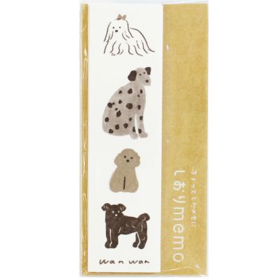 【専用】しおりさま ｵﾝﾗｲﾝ限定 しおりmemo わんわん | 古川紙工公式オンラインショップ