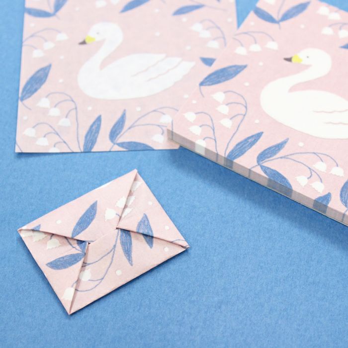 ｵﾝﾗｲﾝ限定 ORIGAMI memo 白鳥