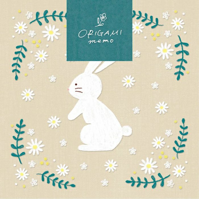 ｵﾝﾗｲﾝ限定 ORIGAMI memo うさぎ