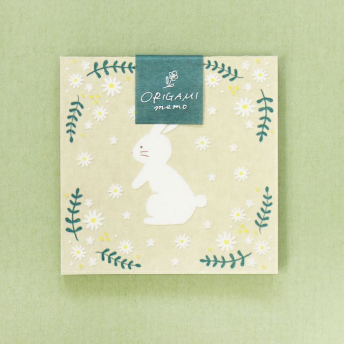 ｵﾝﾗｲﾝ限定 ORIGAMI memo うさぎ | 古川紙工公式オンラインショップ