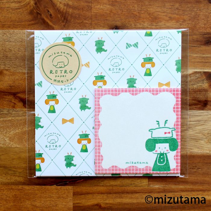 ｵﾝﾗｲﾝ限定 mizutama RETRO paper 柄紙ｾｯﾄ | 古川紙工公式オンライン