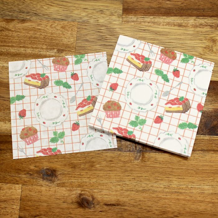 ｵﾝﾗｲﾝ限定 ORIGAMI memo いちごとｽｲｰﾂ