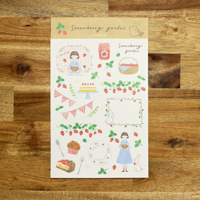 ｵﾝﾗｲﾝ限定 ｼｰﾙｼｰﾄ strawberry garden