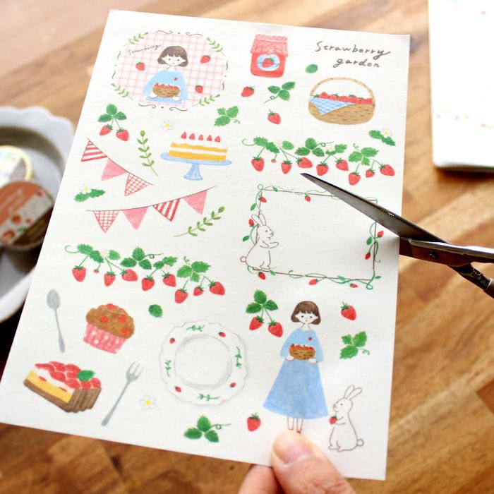 ｵﾝﾗｲﾝ限定 ｼｰﾙｼｰﾄ strawberry garden