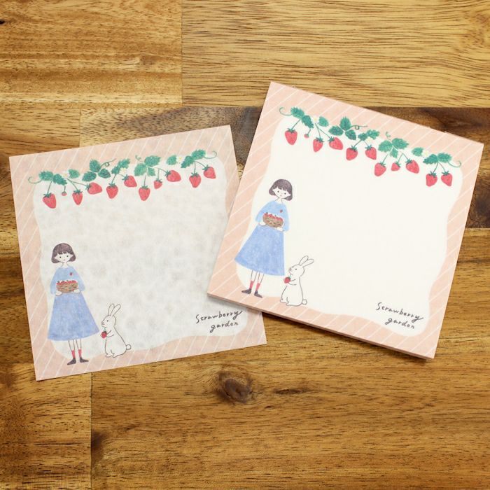 ｵﾝﾗｲﾝ限定 ORIGAMI memo 女の子とうさぎ