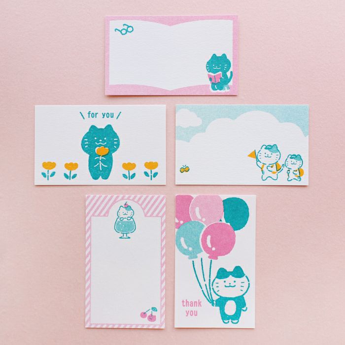 ｵﾝﾗｲﾝ限定 ﾐﾆｶｰﾄﾞ ぷくぷくﾆｬﾝﾆｬﾝ