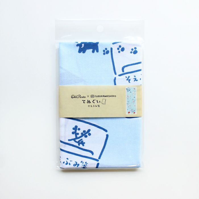 Old Resta×FURUKAWASHIKO てぬぐい そえぶみ箋
