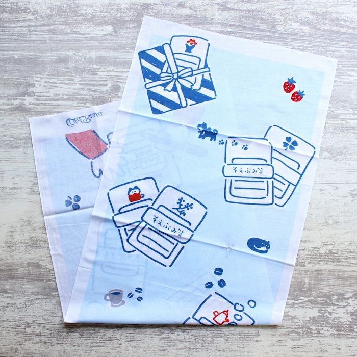 Old Resta×FURUKAWASHIKO てぬぐい そえぶみ箋