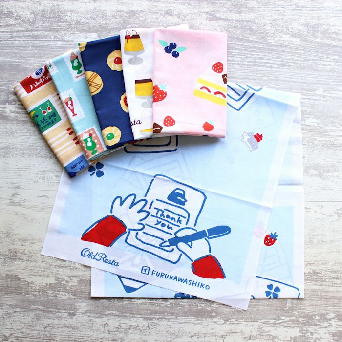 Old Resta×FURUKAWASHIKO てぬぐい そえぶみ箋