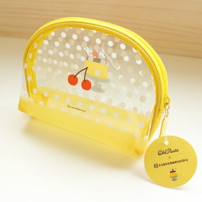 Old Resta×FURUKAWASHIKO クリアポーチ シェル型 お菓子な