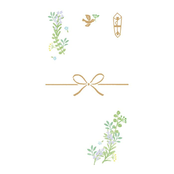 きちんとのし袋 無地ﾛｰｽﾞﾏﾘｰ