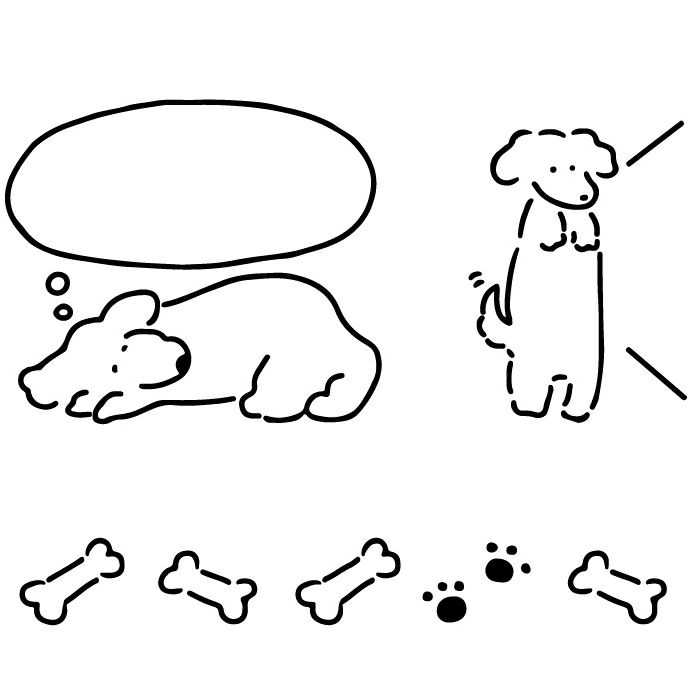 ｵﾝﾗｲﾝ限定 ﾌﾙｶﾜはんこ 3個ｾｯﾄ ゆるいぬ