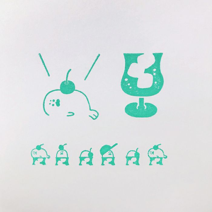 ｵﾝﾗｲﾝ限定 ﾌﾙｶﾜはんこ 3個ｾｯﾄ ｱｻﾞﾗｼとｸﾘｰﾑｿｰﾀﾞ