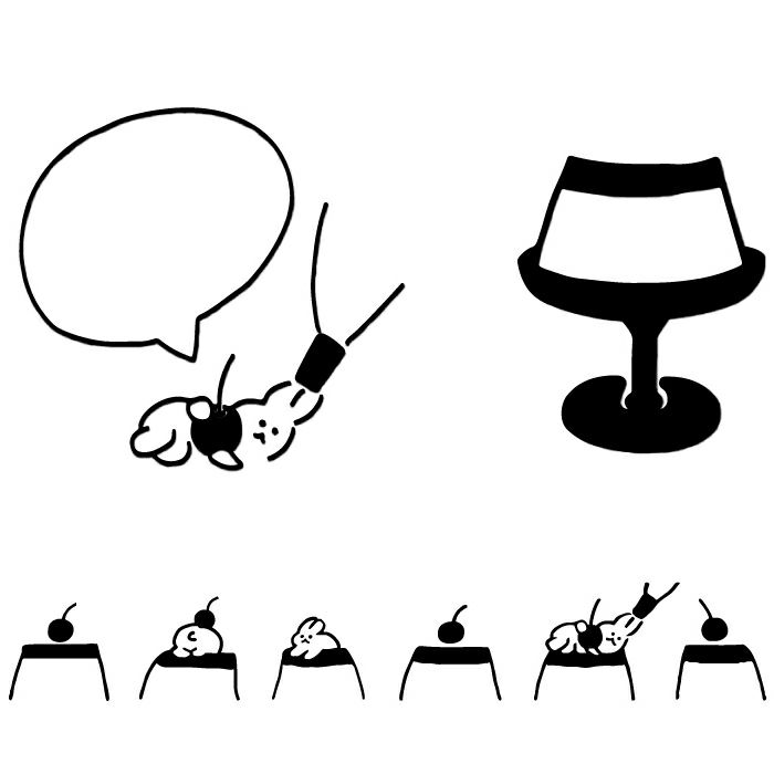 ｵﾝﾗｲﾝ限定 ﾌﾙｶﾜはんこ 3個ｾｯﾄ うさぎとﾌﾟﾘﾝ