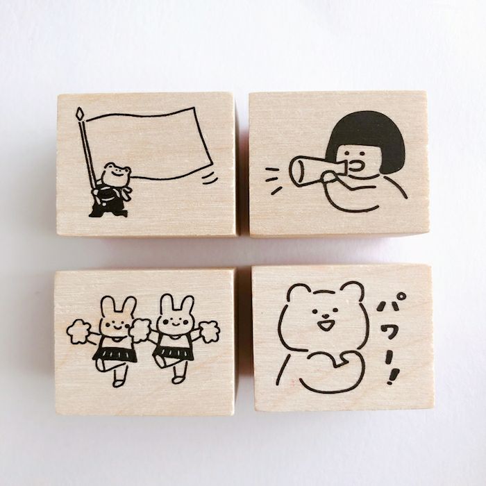 ｵﾝﾗｲﾝ限定 ﾌﾙｶﾜはんこ 4個ｾｯﾄ ﾌﾚﾌﾚ