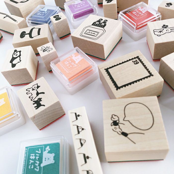 ｵﾝﾗｲﾝ限定 ﾌﾙｶﾜはんこ 16個ｾｯﾄ いろいろお花