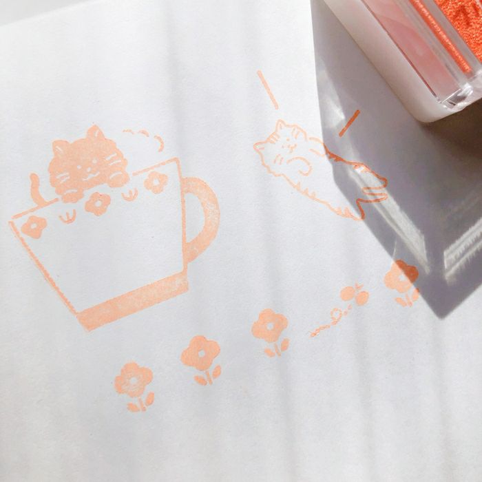 ｵﾝﾗｲﾝ限定 ﾌﾙｶﾜはんこ ｽﾀﾝﾌﾟﾊﾟｯﾄﾞ ｱﾌﾟﾘｺｯﾄ