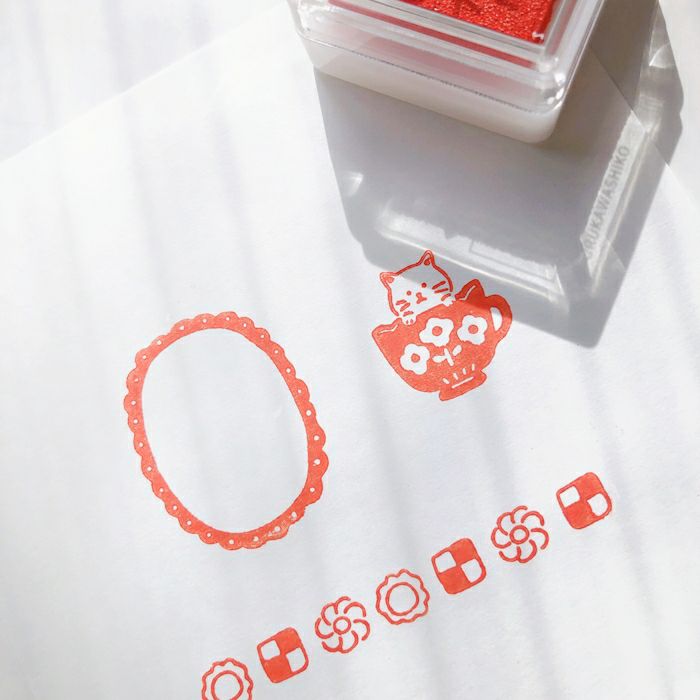 ｵﾝﾗｲﾝ限定 ﾌﾙｶﾜはんこ ｽﾀﾝﾌﾟﾊﾟｯﾄﾞ ﾊﾞｰﾐﾘｵﾝ